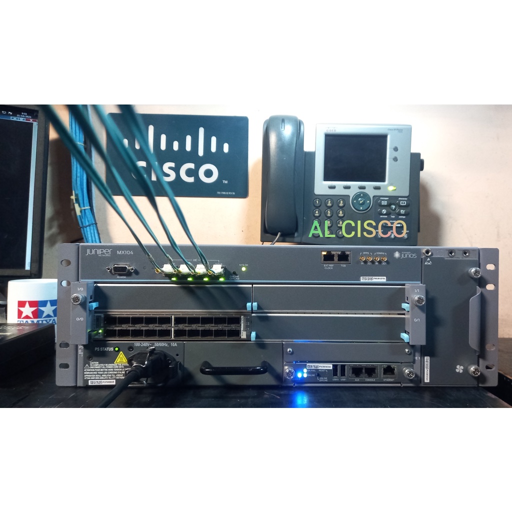 Juniper MX104 with MIC-3D-20GE-SFP