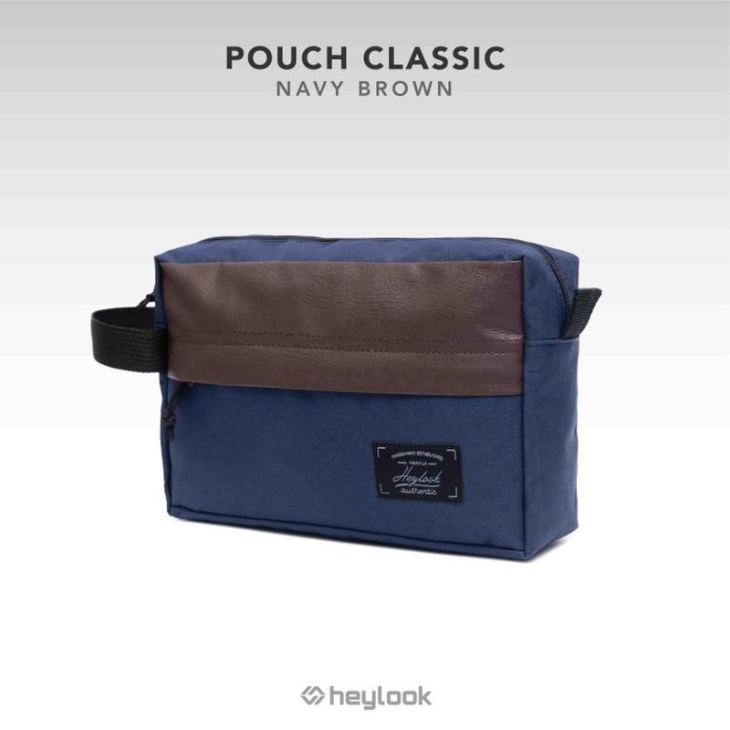 Coach Pouch Manhattan In Signature Canvas Clutch Coach Original 100% Original-Garansi Tas Tangan Clu