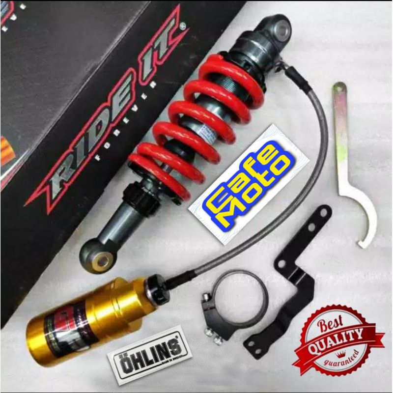 monoshock ride it tabung pisah satria fu gp103 shock klik rebound tabung fungsi shock 103