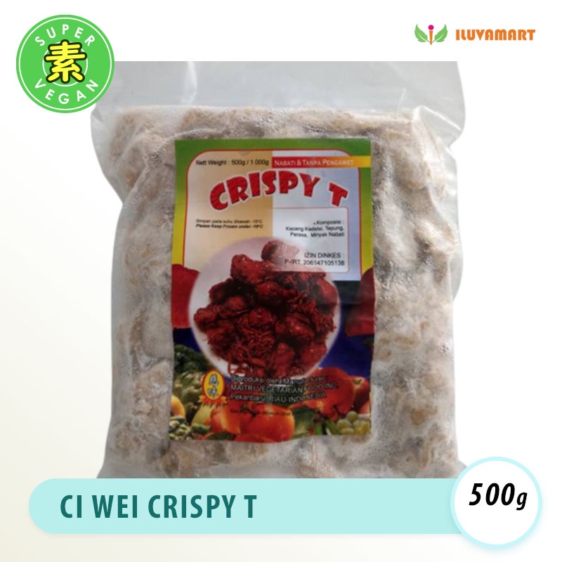 

Ci Wei Crispy T Nabati 500gr Ayam Nabati Potongan Sedang