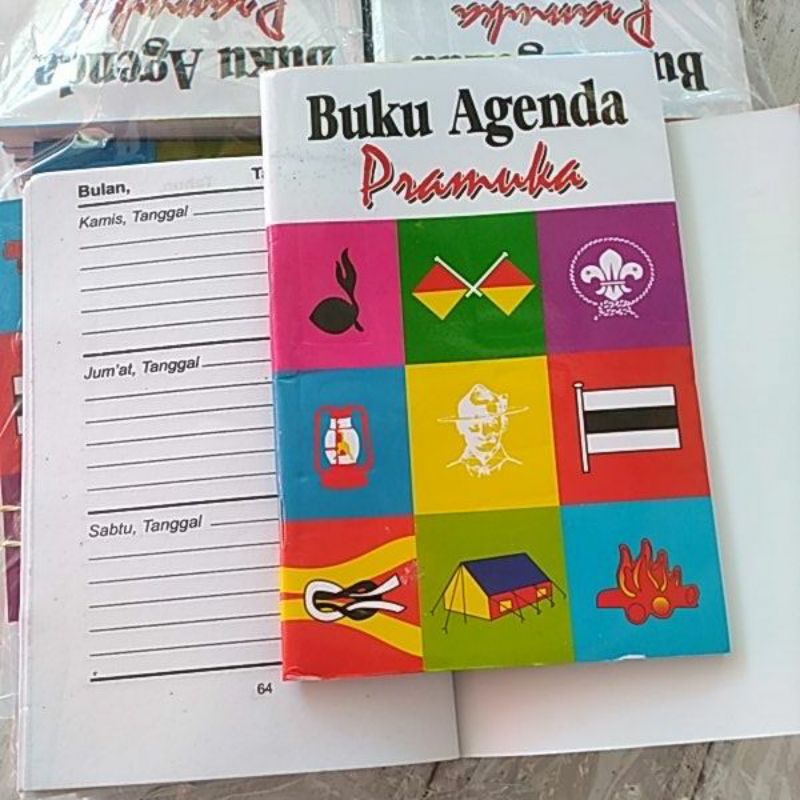 Buku Agenda Pramuka 64 halaman baru