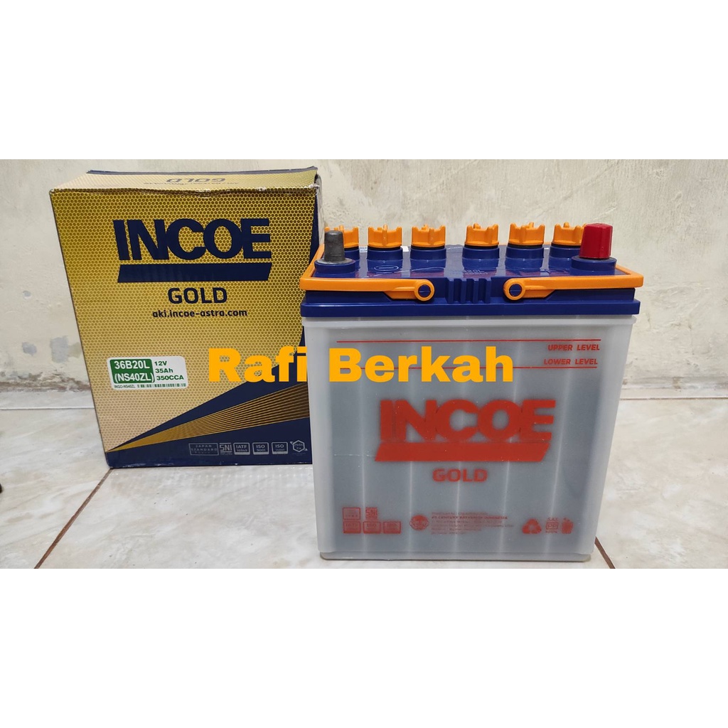 Aki Mobil Toyota Agya -Altis -KIA Visto NS40ZL INCOE GOLD Aki Basah