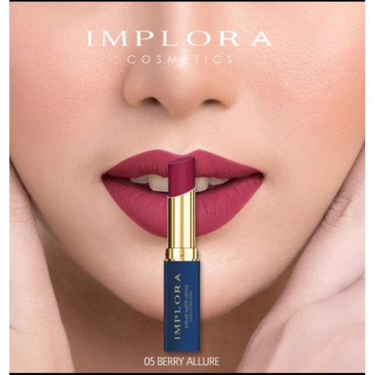 ❤ SHASYA ❤ IMPLORA (✔️BPOM) INTANSE MATTE LIPSTICK BEST SELLER