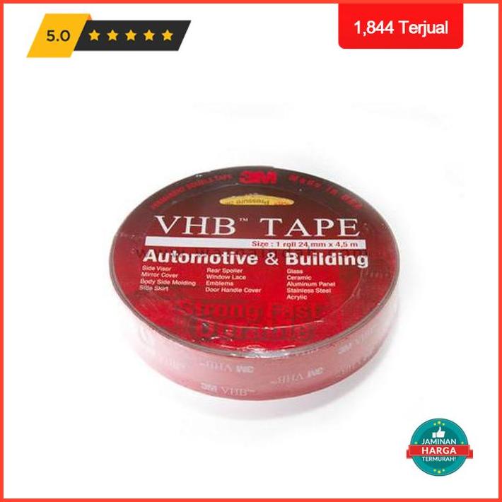 

8.8 3M Vhb Double Tape 24Mm X 4.5M Terlaris