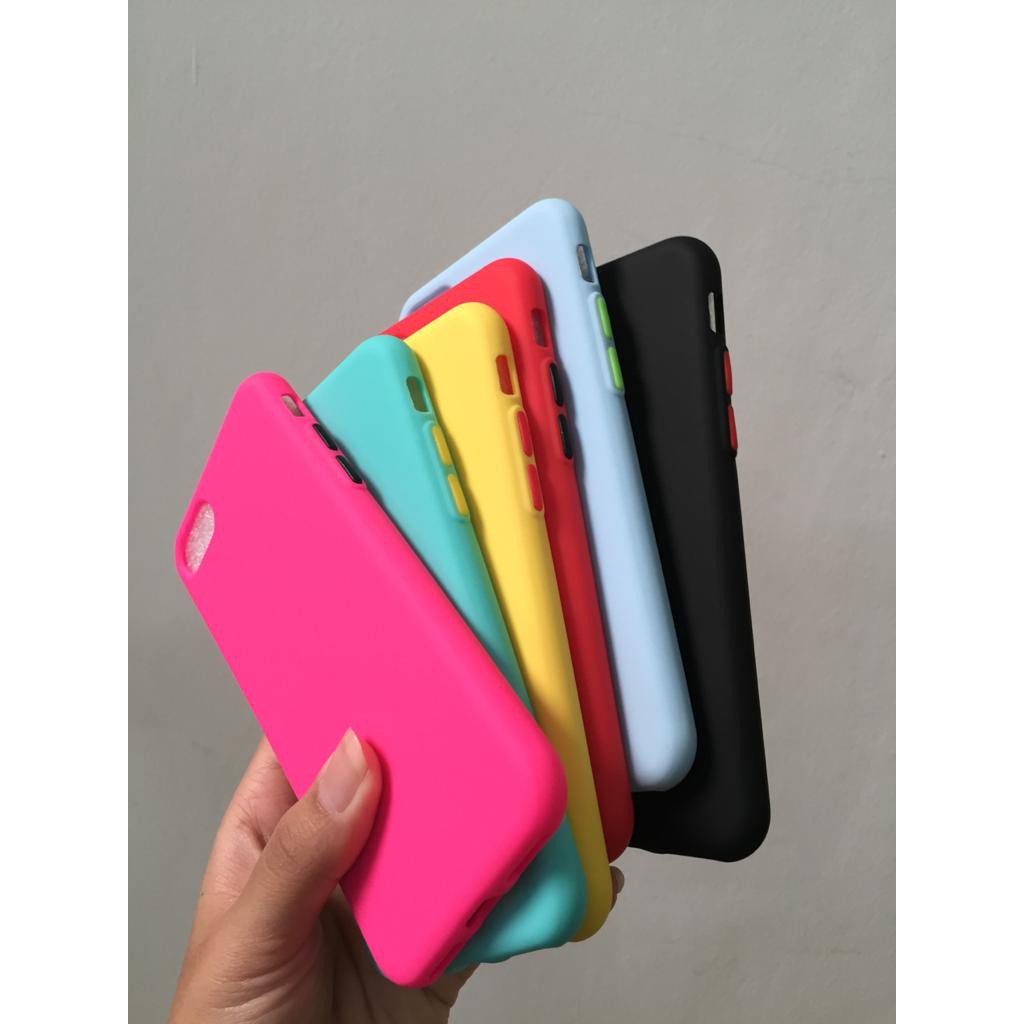 Samsung S10 Lite Soft Case TPU BUTTON COLOUR Premium candy colourfull