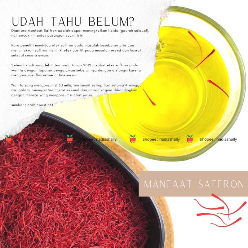 0.1 gram Saffron Premium Grade 1+ Annoor