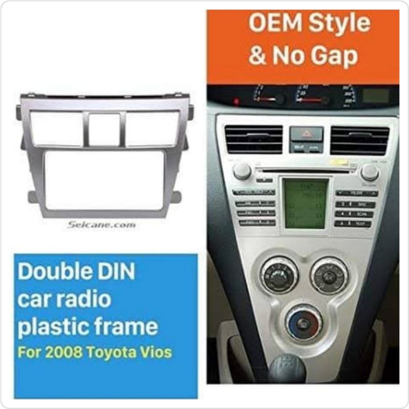 Frame Doubel Din Vios 2008 / Head Unit