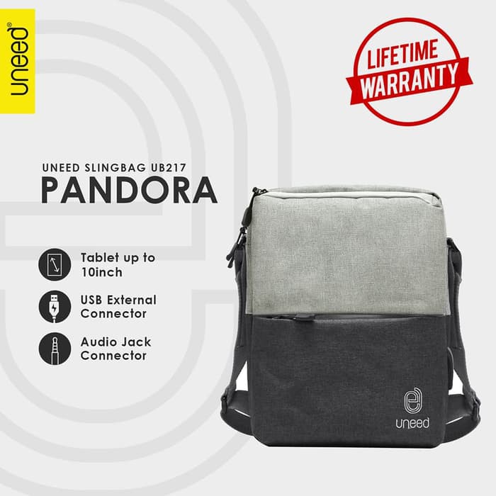 UNEED Pandora Tas Selempang Pria Universal / Tas Sling Bag - UB217