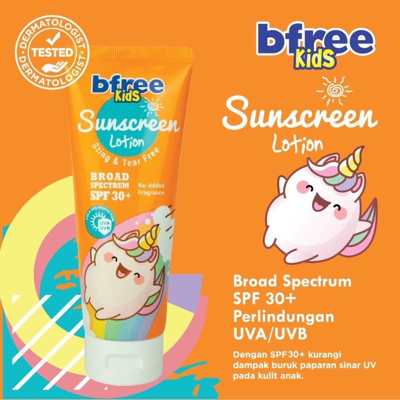 ❤ MEMEY ❤ BFREE Kids Sunscreen Lotion Spf 30+ | Daily Lotion