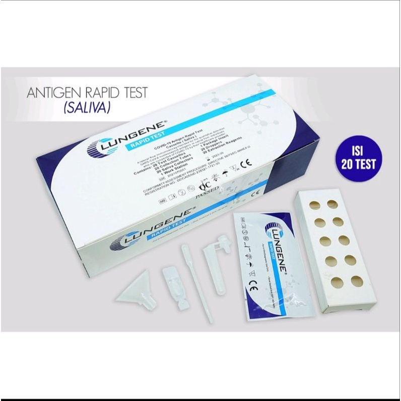 test air liur saliva lungene(READY)