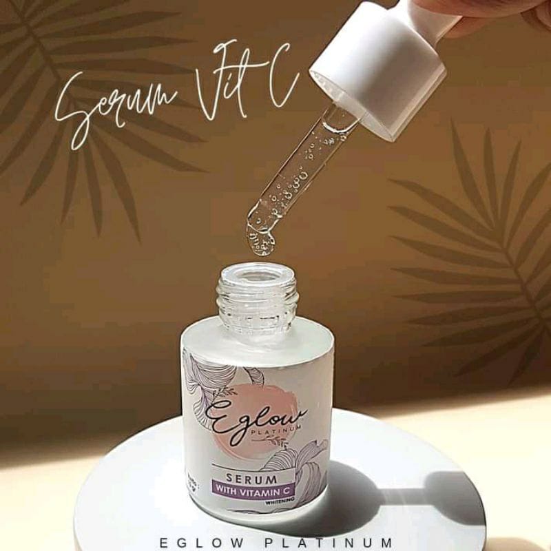 Eglow Platinum Bpom Ecer Skincare Perawatan Kecantikan Wajah Wanita Terbaru Murah A19-SERUM EGLOW