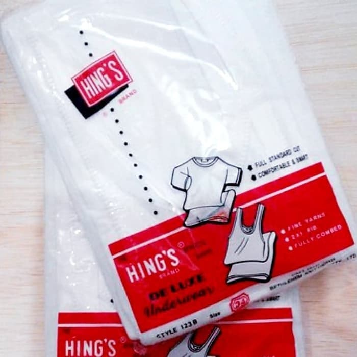 HINGS Kaos Singlet Lokal Size 32/34/36 - 32