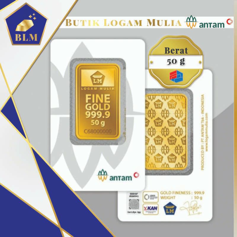 Logam Mulia Antam 50 gram