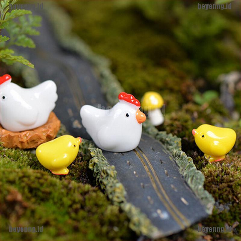 Bey Miniatur Ayam Bahan Resin Untuk Dekorasi Taman Minifairy Gardenrumah