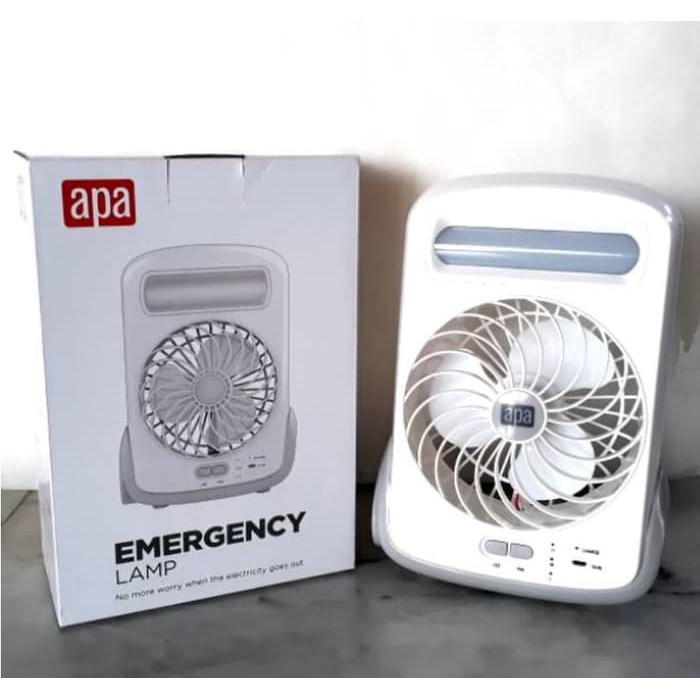 Pencahayaan - Lampu Darurat - Elektronik Emergency Lamp And Fan/ Lampu Emergency Plus Kipas / Apa