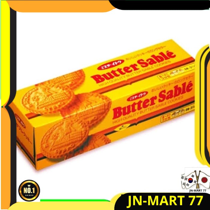 

MAKANAN JEPANG/JAPANESE FOOD/SNACK JEPANG MR ITO BUTTER SABLE COOKIES