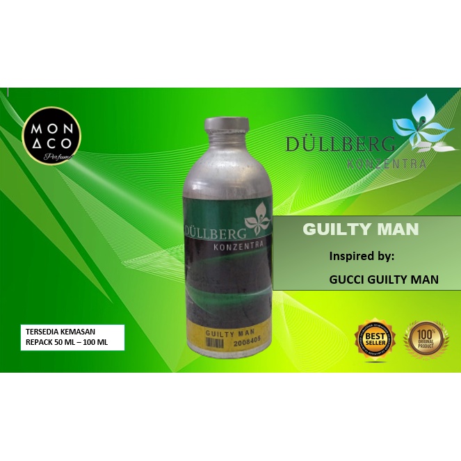 BIBIT PARFUM GUCCll GUlLTY MEN BY DULBERG - ASLI 100%