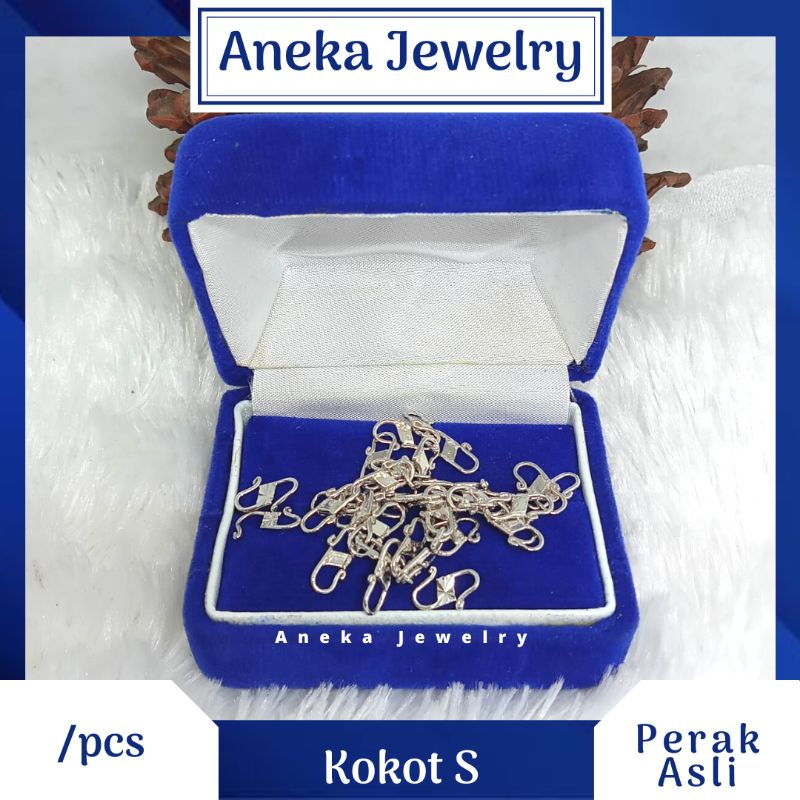 Kokot S, Perak 925, Lapis Emas Putih