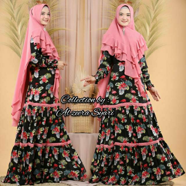 SALE.... Trofical dress aljeera syari