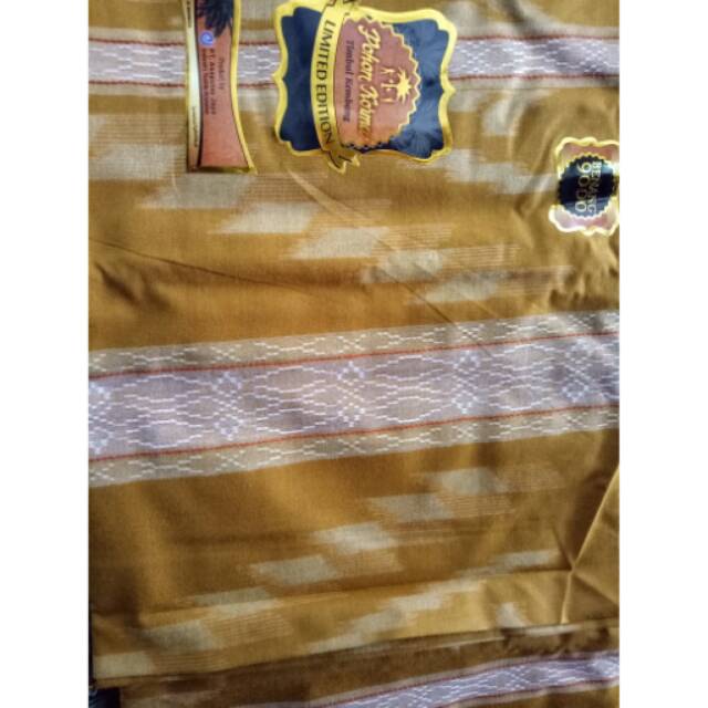 Sarung Tenun Pohon Korma Timbul Kembang Kerapatan 9000 Benang