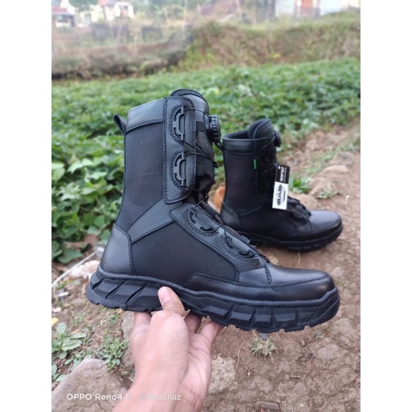 SEPATU PDL TALI PUTAR TNI POLRI MEREK MARCHAZ 4 MODEL SEPATU