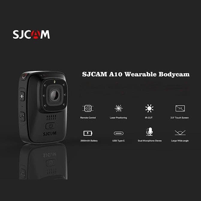 SJCAM A10 Body Cam Infrared Night Vision Kamera Tongsis