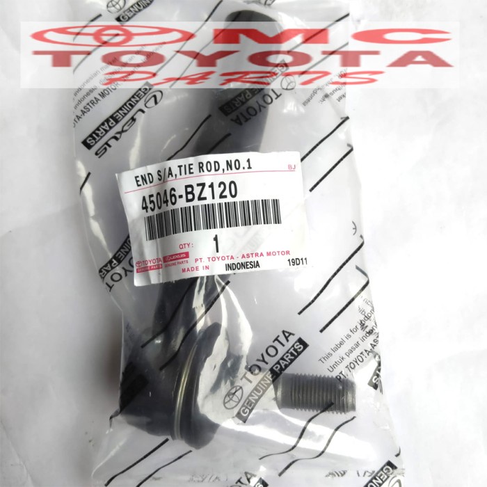 Tierod Tie Rod Depan Kanan New Avanza Xenia 45046-BZ120