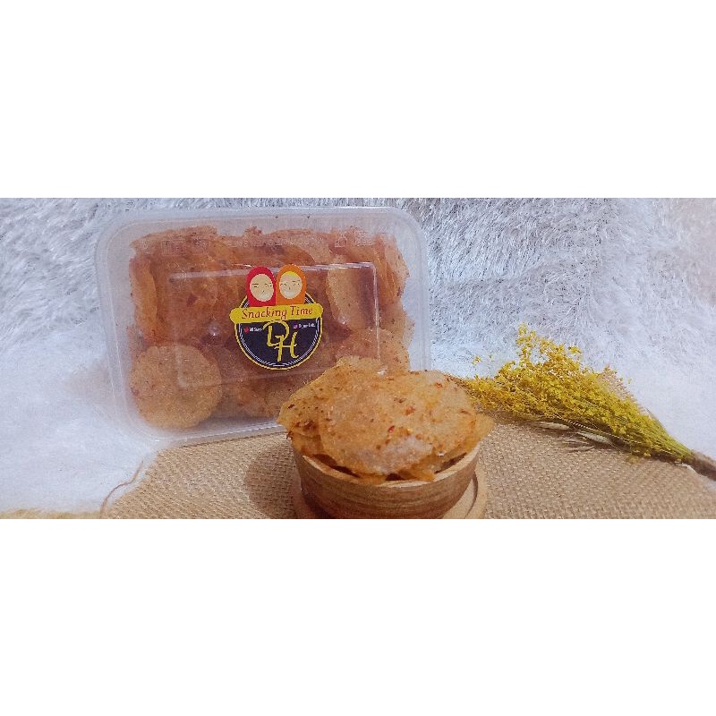 

Keripik kaca pedas daun jeruk / Kripik Kaca box / Kripik kaca 100gr