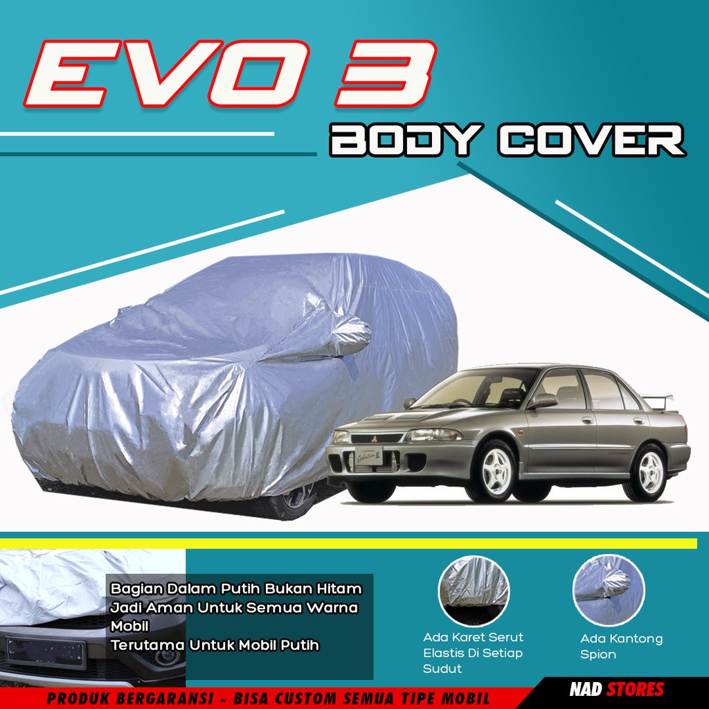 Body Cover Sarung Mobil car cover sedan 4,4 meter baleno 97 soluna lancer evo 3 grand civic matrix ford i10