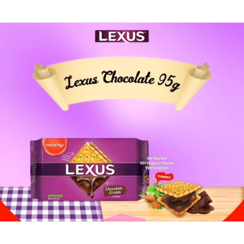 

Biskuit Lexus Coklat 95 gr isi 4 pack Roti Kering Terlaris Snacks Anak