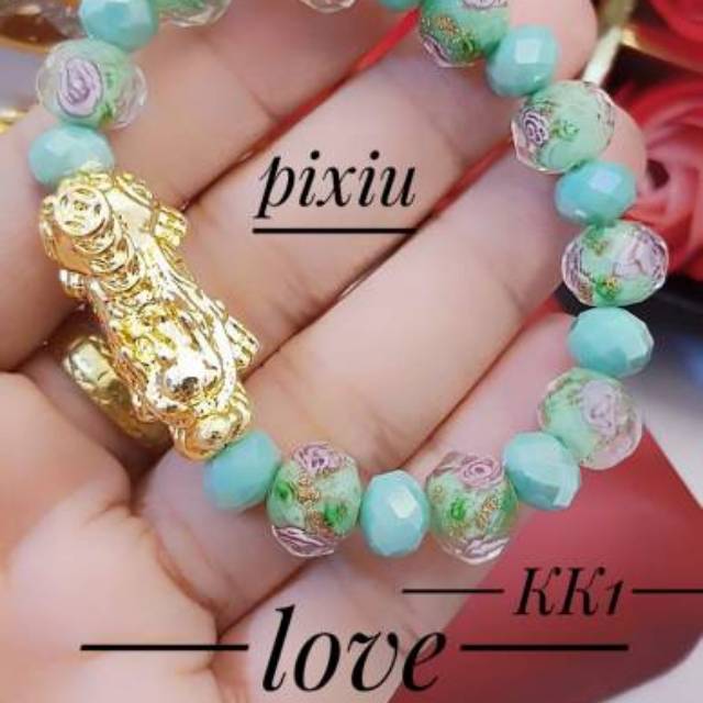 Gelang tangan pixiu lapis emas 24k 0401