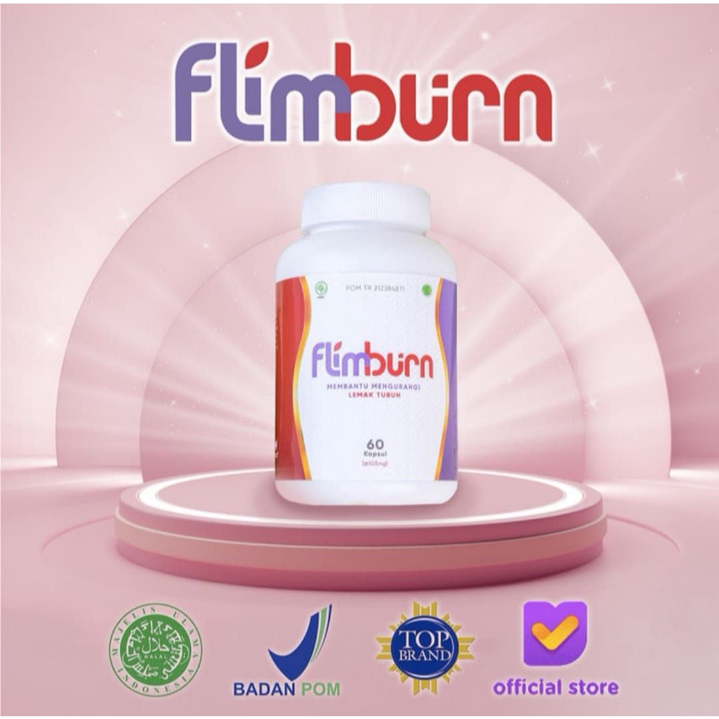 Flimburn by Flimty Fat Burner Buang Lemak Diet Metabolisme Booster Carbo Blocker Pelangsing Pembakar Lemak BPOM MUI Halal