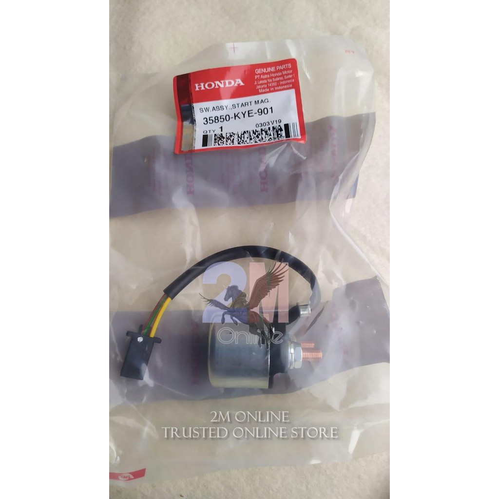 2m BENDIK RELAY SWITCH STATER MEGAPRO MONO ORI AHM 35850-KYE-901