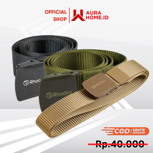 Tali Ikat Pinggang Pria Anti Xray Plastik Automatic Buckle / Sabuk Tali Ikat Pinggang Gesper Pria De