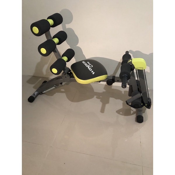 Wonder Core 2 Alat Fitness Sit up Hijau Bekas Like A New