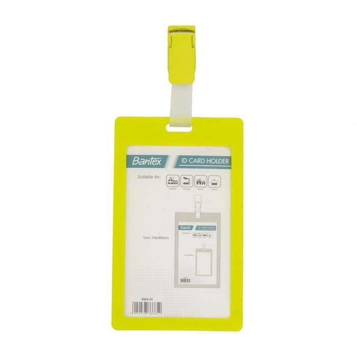 

Lucu Bantex Id Card Holder 8866 Whit Clip / Bantex 8866 / 54X90Mm Terlaris