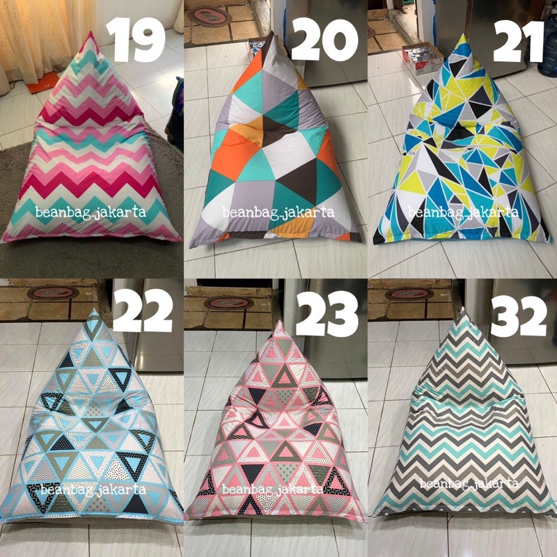 Cover bean bag triangle size S