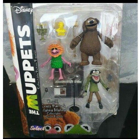Disney Sesame Street The Muppets Rowlf Crazy Harry Mahna Mahna Diamond Select Original