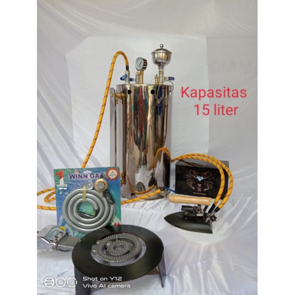 Setrika Uap boiler 15 Liter