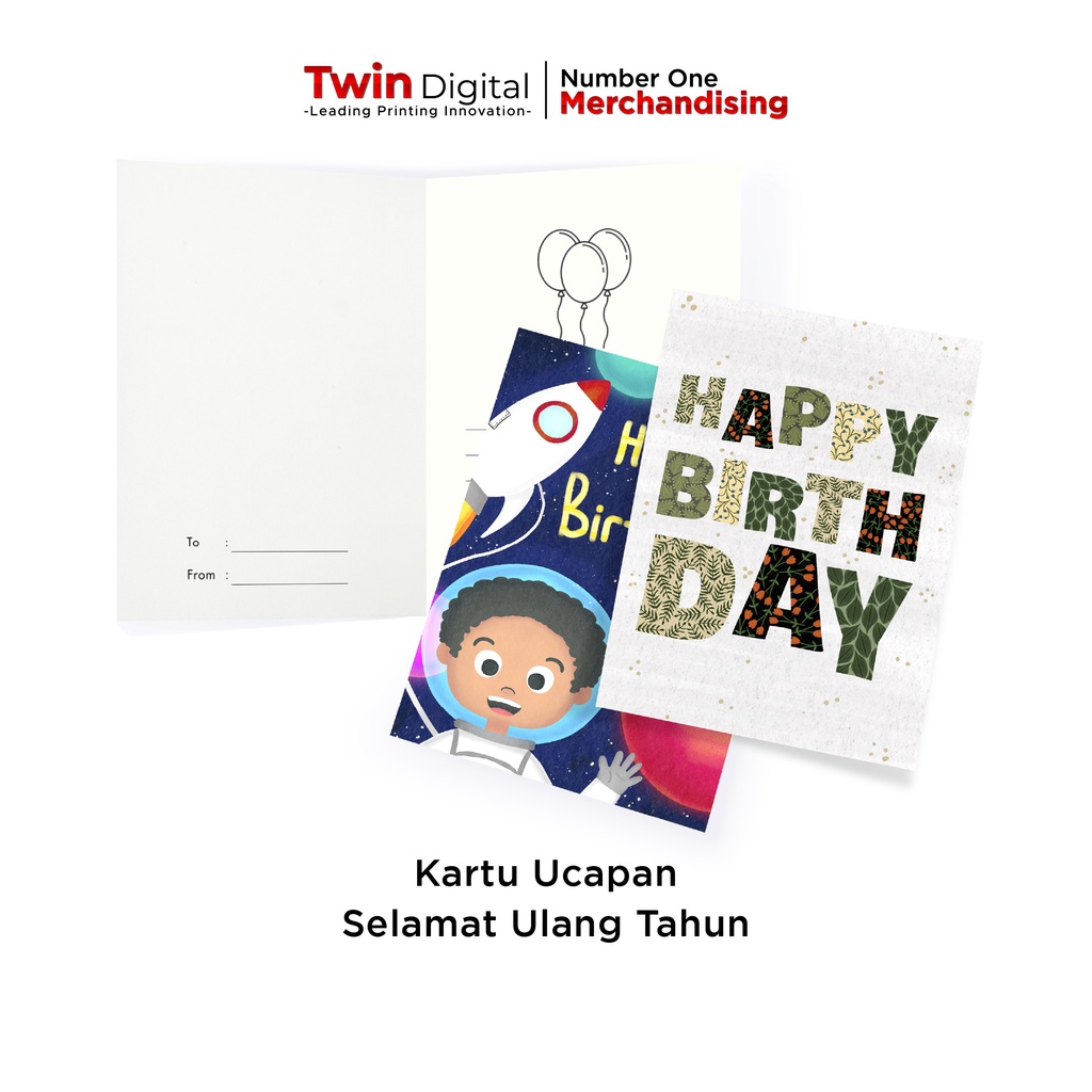 Jual Twindigital Kartu Ucapan Custom Happy Birthday - Kartu Ucapan ...