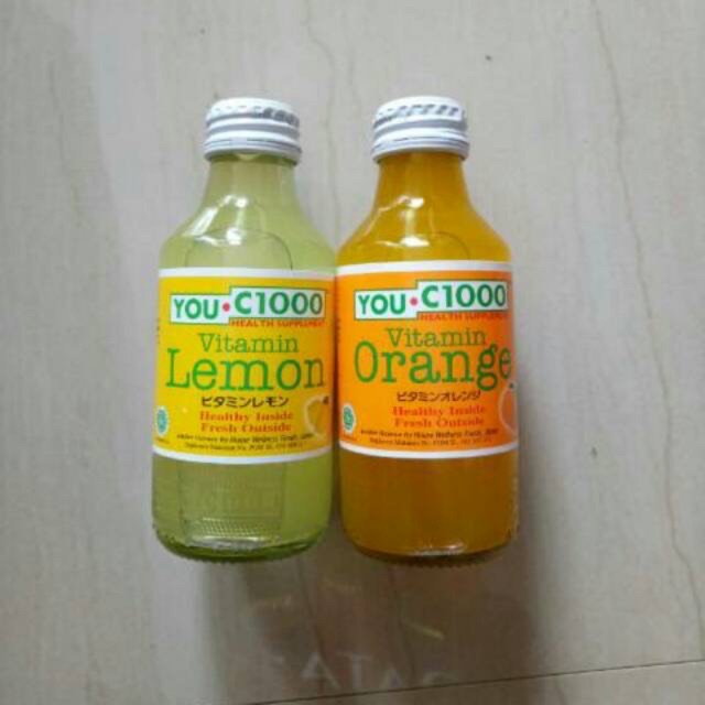 Jual You C 1000 Ada Lemon Dan Orange Yang Stock Dulu Ya Indonesia Shopee Indonesia