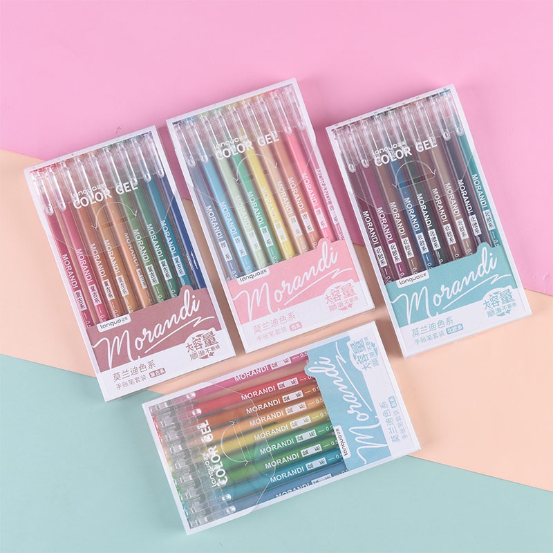 Morandi Real Colors Gel Pen Set 9pc