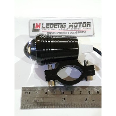 U1 + DE Lampu Tembak Sorot LED Cree 3 Mode Terang Redup Kedip Strobo