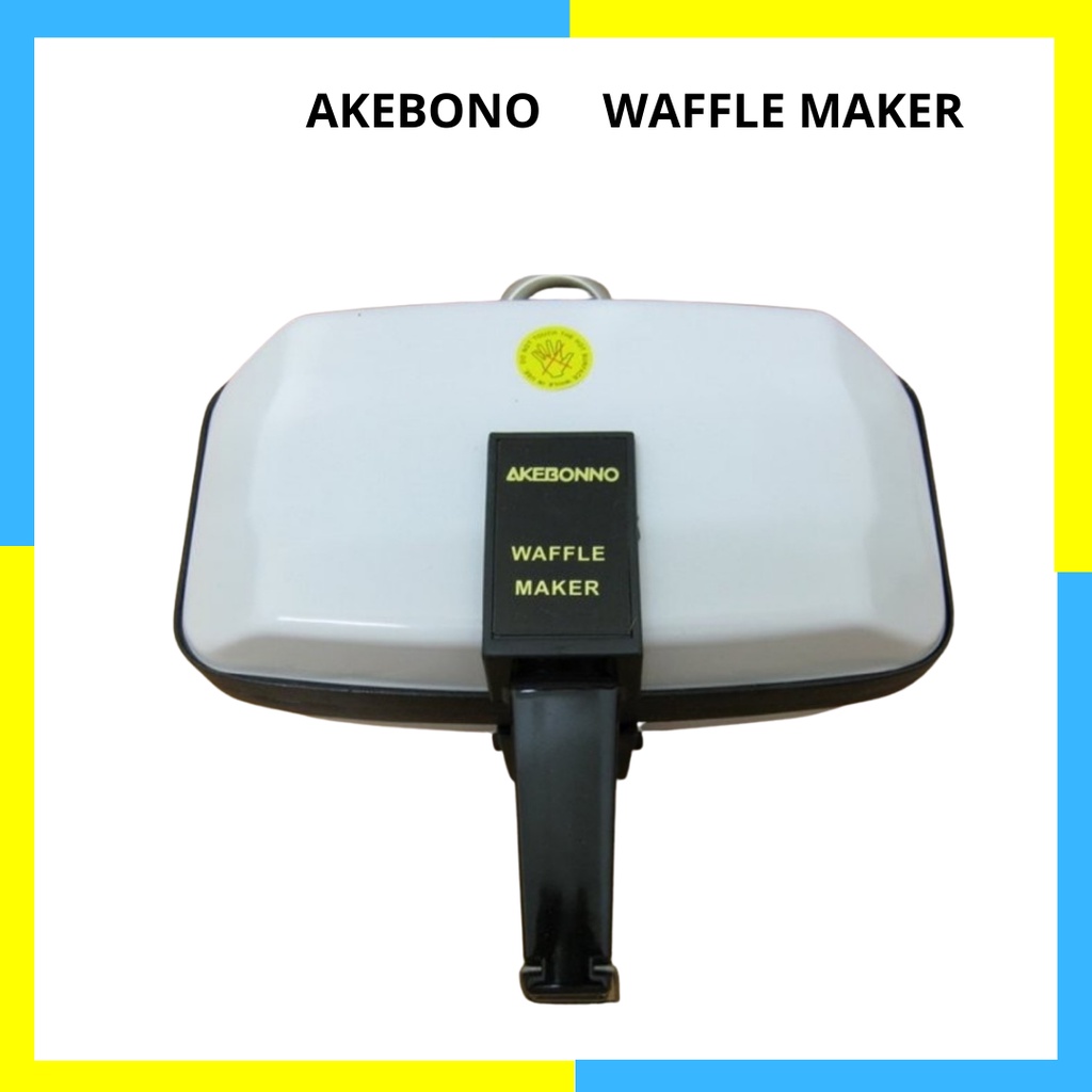 Waffle Maker /Pembuat Waffle Akebonno/Akebono THL12/TH-L12 Listrik Anti Lengket Praktis Motif Bunga