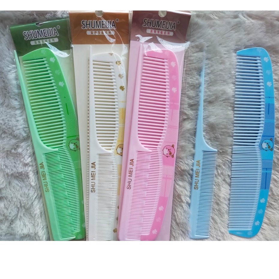 SISIR GAGANG JUMBO ISI 2 SISIR WARNA WARNI PREMIUM AISHU SISIR ANAK PER SET ISI 2 UKURAN BESAR