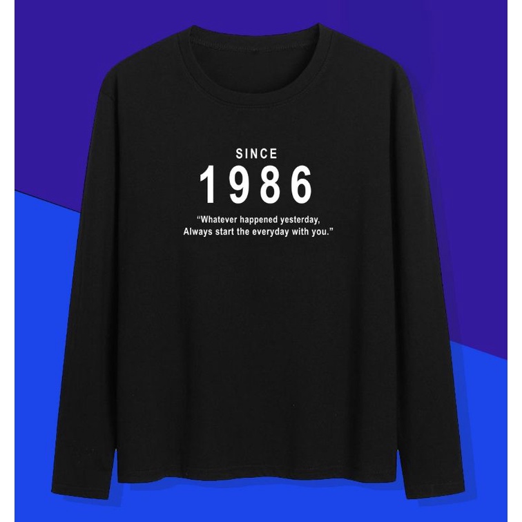 KAOS LENGAN PANJANG SINCE 1986 KIM SEON HO/FREEBIES PHOTO