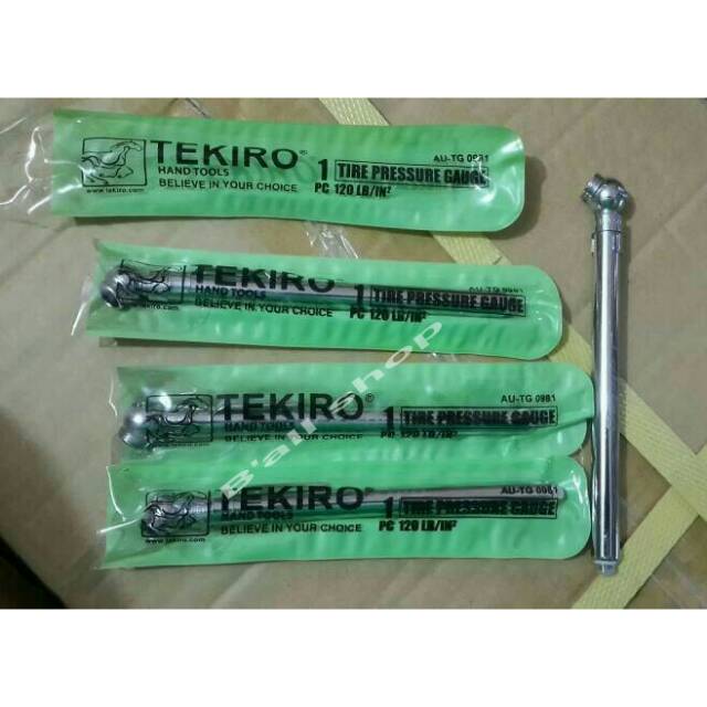 Alat Ukur Tekanan Angin Ban 120 LB Tekiro  AU - TG0981  Harga Satuan