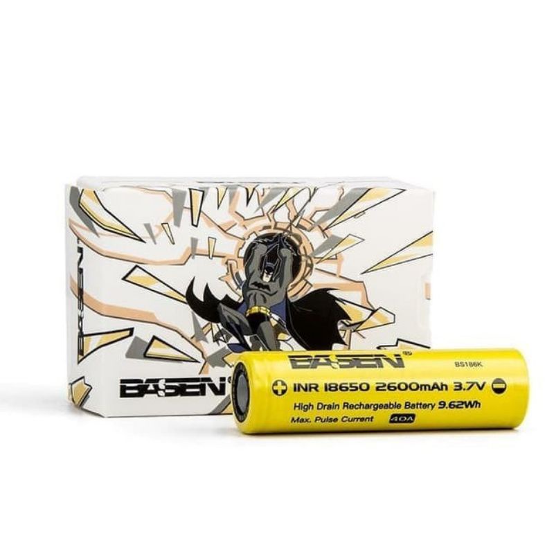 Authentic Battery Basen 18650 - 2600mah 40A