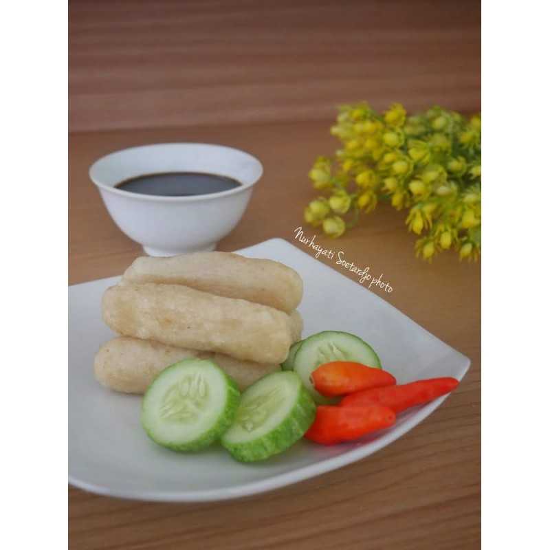 

pempek lenjer mini | pempek Palembang | pempek ikan | DI GORENG