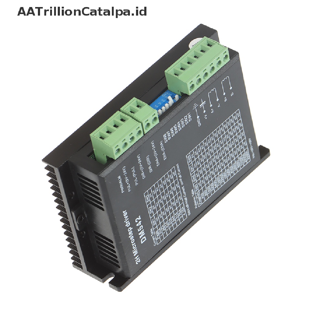 (AATrillionCatalpa) Dm542 Kontroler Motor Stepper Digital 2 Fase